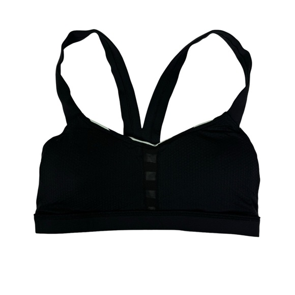 Lululemon Cardio Kick Sports Bra Mint Size 4 Black Stripe - Picture 7 of 11